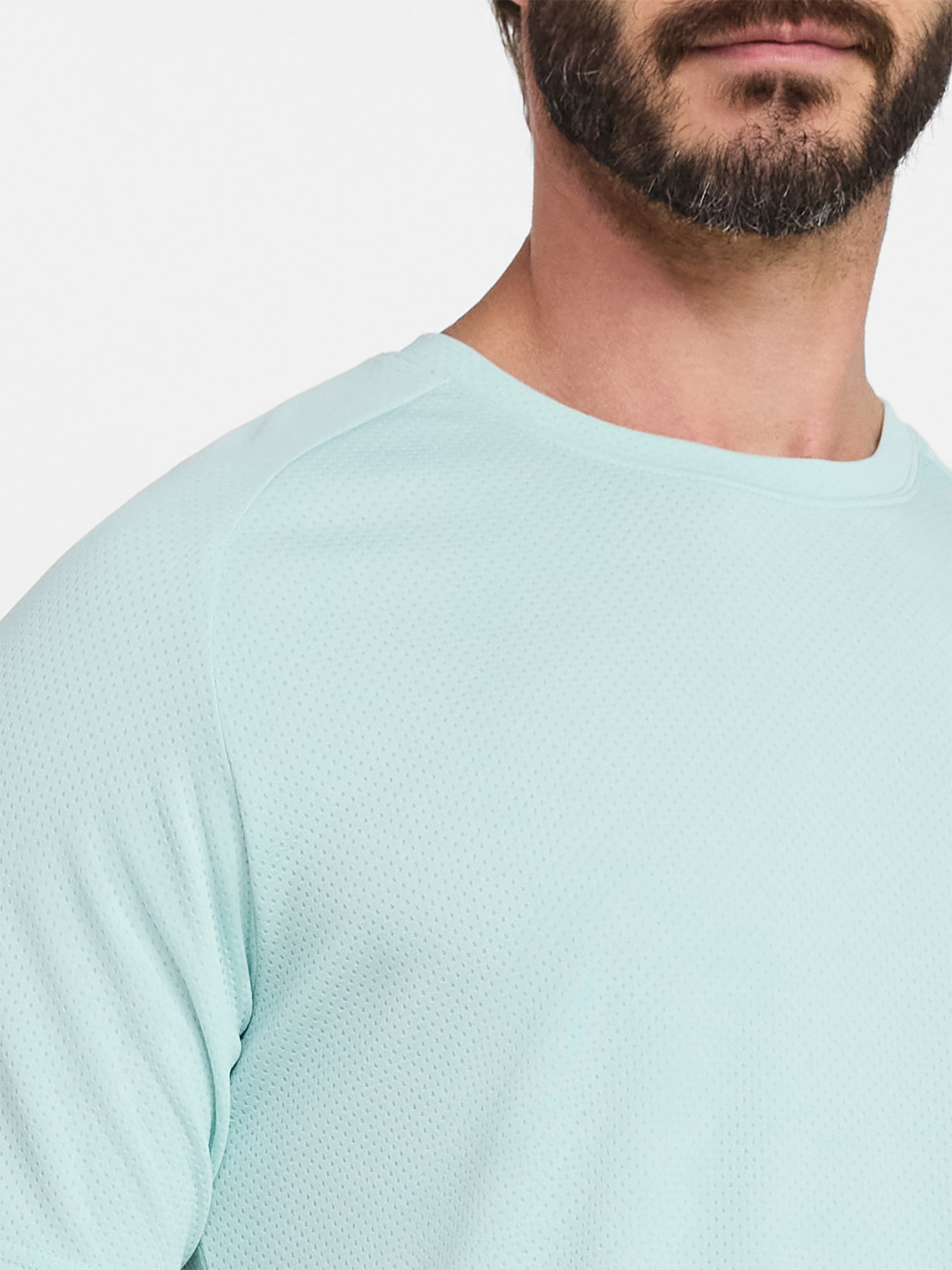 Athletic Works Men's and Big Men's DriWorks Mesh Tee with Short Sleeves, Sizes XS-5XL