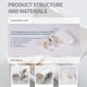 thumbnail image 3 of Entrenador De Músculos Inspiratorios, 5 Configuraciones Espiratorias Agregan Capacidad Pulmonar Entrenador Respiratorio De Inhalación Fortalece Los Músculos PP Portátil Para, 3 of 8