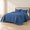 Navy-Oversized Cal King 120x120, variant on Navy Oversized Cal King 120x120 Ultrasonic Quilted Bedspread Coverlet