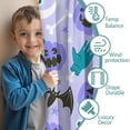 thumbnail image 3 of Farmhouse Kitchen Curtains Set with Gothic Bat and Spider Web Design,42x54in long Curtains Set, 3 of 5
