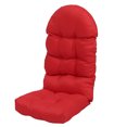 thumbnail image 4 of Adirondack Chair Seat Cushion, Weather Resistant Cushions for Adirondack Chair High Back Indoor Outdoor Patio Tufted Lounge Cushion Seat Pads, Rocking Chair Cushion Set Non Slip with Ties, 4 of 6