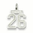 thumbnail image 1 of Collier Pendentif en Argent Sterling 925 Numéro 26 Charmes, 1 of 6