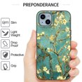 thumbnail image 3 of CoverON Art Design For Apple iPhone 15 Phone Case, Flexible Rubber Slim TPU Cover, Almond Blossom, 3 of 7