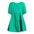 thumbnail image 5 of Wonder Nation Toddler Girl Tiered Dress, Sizes 12M-5T, 5 of 5