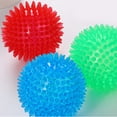 thumbnail image 2 of 3.5 inch Squeaky Dog Toy Ball, Puppy Chew Toy for Teething, BPA Free Non-Toxic, TPR Hedgehog Ball for Medium, Large & Small Dogs, Durable Dog Toy for Chewers, Cleans Teeth, 1PC, 2 of 7