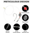 thumbnail image 2 of BLUEWING Fishing Grouper Rig Saltwater Fishing Bottom Rig with 2/4/6/8oz Egg Sinker Weight, Mono Line and Stainless Steel Circle Hook Offshore Big Game Fishing Rig, 2 of 7
