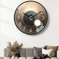 thumbnail image 4 of DESIGNICE Wall Clock,Artistic Geometric Design Kitchen Clock,Multi-Room Versatility Large Wall Clock,Style4, 4 of 4