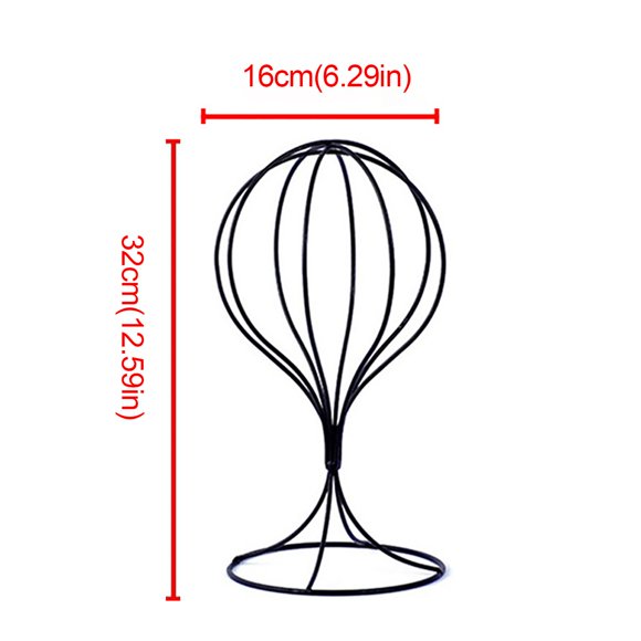 TIELUTT Metal Hat Stand, Hat Holder Wig Stand Wig Head Hat Wigs Display Stand Holder Wig Kindergarten Ornament Elegant Ornament Christmas Decorations Set Ornament for Christmas Trees Elegant Cooking O