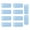 Blue, variant on Set of 10 Blanket Fasteners To Prevent Shifting with Plush Fabric and ABS Quilt Covers Holders Clips Duvet Grippers