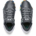thumbnail image 3 of Under Armour Unisex Kids' Grade School Jet '21 Basketball Shoe Pitch Gray/Antifreeze/White - 3024794-111, 3 of 5