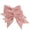 Rose Gold, variant on 2 PCS Silver Glitter Bow Decorations, 4.72x5.91 Inch Sparkling Decorative Bow Ribbon Wreaths Ornaments for Gift Wrapping Wedding Christmas Party Home Decor