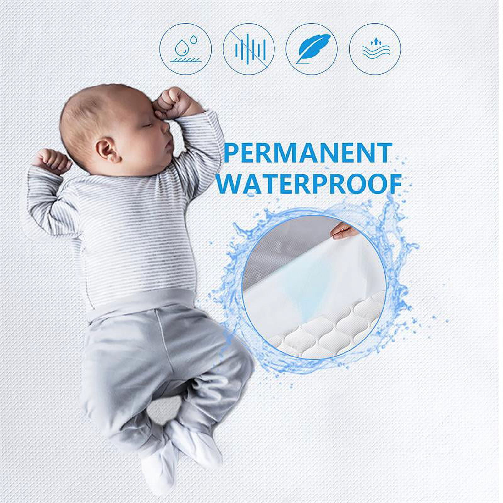 NexHome Waterproof Hypoallergenic Fitted Mattress Protector, California King