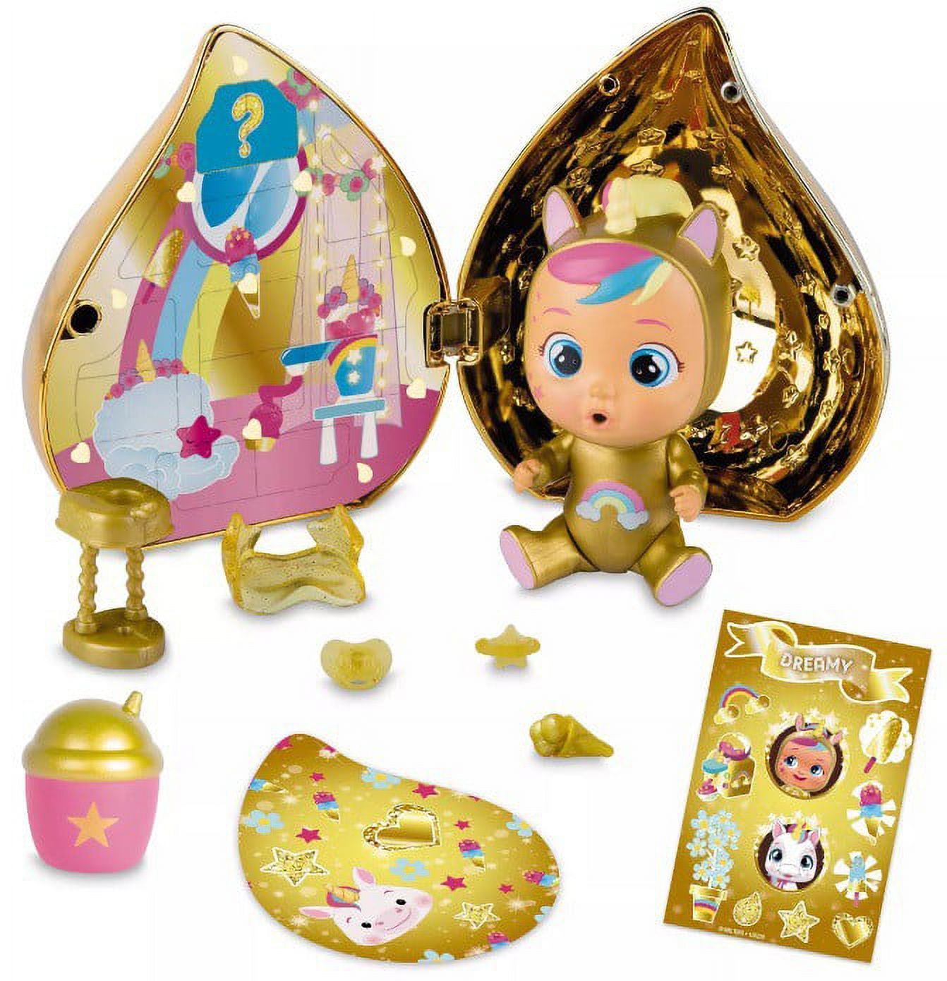 Cry Babies Magic Tears Music Metallic Gold Edition Baby Figure Included