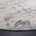 thumbnail image 3 of SAFAVIEH Vogue Denton Abstract Area Rug, Dark Grey/Grey, 6'7" x 6'7" Round, 3 of 8