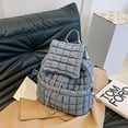 thumbnail image 3 of LHSHIDU Backpack for Women - Trendy Drawstring Puffy Backpack (Black), 3 of 7