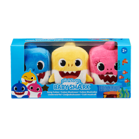 Pinkfong Baby Shark Official Song Cube - Shark Family 3-pack - by WowWee