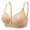 Beige, variant on IROINNID Women's Bras Push-Up Solid Lace Full Coverage Comfortable Embroidered Underwear No Rims Underwear