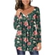 thumbnail image 2 of Camisas Para Mujer, Camisetas de Gran Tamaño, Manga Larga, Informal, Con Botones Abiertos, Cuello Redondo, Ajuste Holgado, Túnica Plisada, Blusa, Tops Odeerbi  ODB134426, 2 of 6