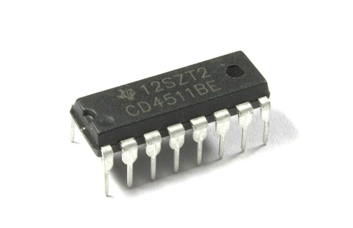 Texas Instruments CD4511BE CD4511 CMOS BCDto7Segment LED Latch