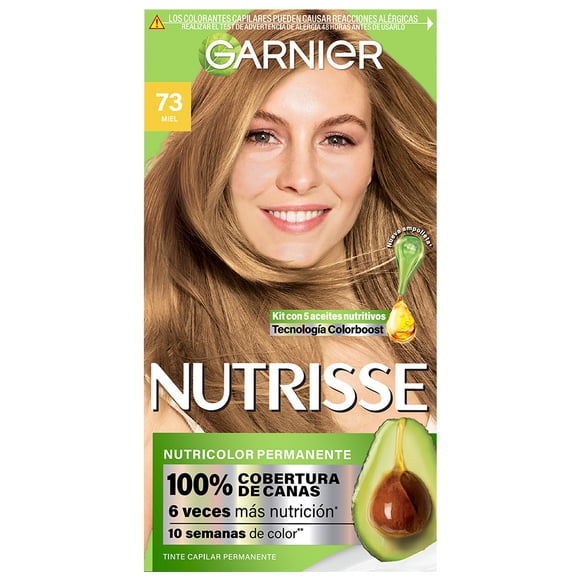 Tinte para cabello Garnier Nutrisse 73 miel