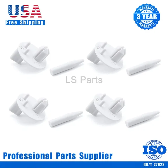 (4 Pack) 241993101 Refrigerator Shelf Crisper Cover Support Ps2358880, Ap4427109