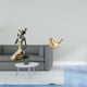 thumbnail image 2 of Estatua de mujer, figura tribal africana, adorno de resina, escultura de pájaro, decoración animal hecha a mano, resina ligera, ideal para regalar, pa, 2 of 8
