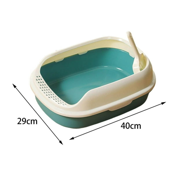 ziyahi Cat Litter Box Kitten Toilet Pet Litter Tray Bedpan Cat Litter