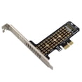 thumbnail image 1 of Placa adaptadora SSD M.2 NVME a PCI-E X1 compatible con PCI-E4.0/3.0 (deflector alto), 1 of 9