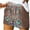 Coffee, variant on Workout Shorts Women Summer Saving Women's Summer Printed Pocket Bandage Shorts Casual Pants 2XL