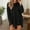 W-Black, variant on Adeawade Womens Tshirts Long Sleeve Solid Color Loose Fit Round Neck Classic Tee Cute Clothes M Army Green