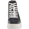 thumbnail image 2 of Tommy Hilfiger GEMMY Dark Blue Lace Up Rounded Toe High Top Fashion Sneakers (Dark Blue, 11), 2 of 6