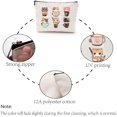 thumbnail image 3 of Cat Makeup Bag Canvas Cosmetic Bag Multi Purpose Pen Case Zipper Toiletry Travel Bag Case Purse Pouches Portable Survival Kit, 3 of 5