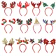 thumbnail image 5 of Diadema navideña de Papá Noel, alce, árbol de Navidad, estrella, tocados, decoraciones para el hogar, niñas, mujeres, regalos de Feliz Navidad y Año Nuevo 2025, 5 of 5