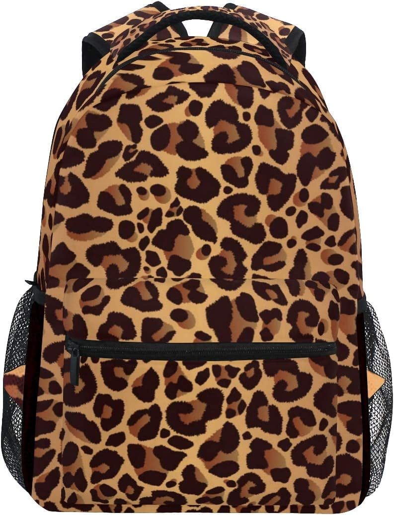 GDAKE Animal Leopard Print Durable Backpack College School Book