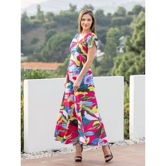 24seven Comfort Apparel Plus Size Simple A Line Tank Maxi Dress -  Walmart.com