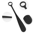 thumbnail image 3 of Unique Bargains 1 Pc Big Ring Hangable Shoe Horn for Shoe 11.61"x1.65" Black, 3 of 6