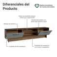 thumbnail image 4 of Mueble Mesa Para Tv Rack Madesa Agata 2 Puertas Hasta 80 MG1, 4 of 10