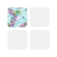 thumbnail image 2 of Kll Square Drink Coasters Set Of 4,Pu Leather Absorbent Coasters Set Decorative Coffee Cup Coasters Housewarming Gift For Home Decor-Dragonfly Floral, 2 of 9