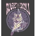 thumbnail image 4 of Rock & Roll Tiger Adult Charcoal Crew Neck Short Sleeve Tee-3XL, 4 of 4
