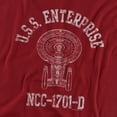 thumbnail image 2 of Star Trek Enterprise D Athletic Unisex Adult T Shirt For Men And Women, 2 of 6