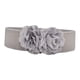 thumbnail image 1 of Cinturón ancho para mujer, estilo informal, de moda, elástico, para vestidos y blusas. Gris, 1 of 9