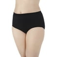 thumbnail image 4 of Fit for Me by Fruit of the Loom Women's Plus Breathable Cotton-Mesh Brief Panties - 5 Pack, 4 of 9