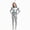 White, variant on NOLDARES Child Metallic Alien Hooded Full Body Jumpsuits for halloween Robot Theme Party (White,4-5 Years)