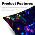 thumbnail image 2 of Game Controller Set with Unique CoversPatterns - 2 Pack Decorative Pillows for Bed - Includes Pillow Inserts - Available in 16x16, 18x18, 20x20 Inches for Any Occasion, 2 of 6