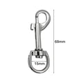 thumbnail image 5 of Jiaroswwei 4Pcs/Set Flag Swivel Clip Heavy Duty Zinc Alloy Weather Resistant Pet Leash Buckle Flagpole Halyard Rope Snap Hook Flagpole Accessories, 5 of 7