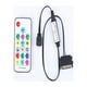 thumbnail image 1 of 5V 2.4G 17 teclas RGB LED Tira de luz Control remoto para caja (3 pines a SATA) 20 piezas PC, 1 of 3