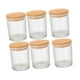 thumbnail image 2 of 6 frascos de vidrio para hacer velas, 220 ml, para regalo, almacenamiento de alimentos, recipiente transparente de muestra de 7 con tapas de B, 2 of 8