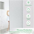 thumbnail image 2 of Cateissary Película de ventana esmerilada para el hogar, oficina, Hotel, Control de calor, pegatina de privacidad, filtración de sol, películas Tratamientos de ventanas Blanco 30*200cm, 2 of 6