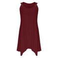 thumbnail image 4 of yillto Womens Plus Size Dress Sleeveless Tank Dress Loose Flowy Cover ups Beach Swimsuit Sundress, 4 of 6