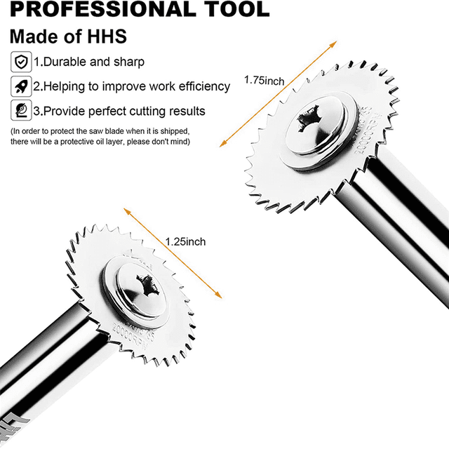 2 set PVC Pipe Inside Cutter with 1/4Inch Hex , Plumbing Inside Cutter, 32MM & 44MM, with Wire Saw